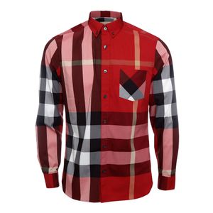 Camisa Burberry House Check Vermelha