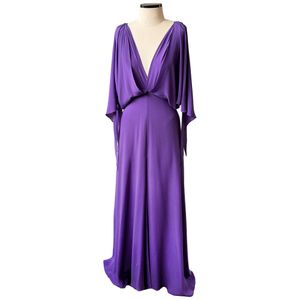 Vestido Priscilla França Soller Roxo