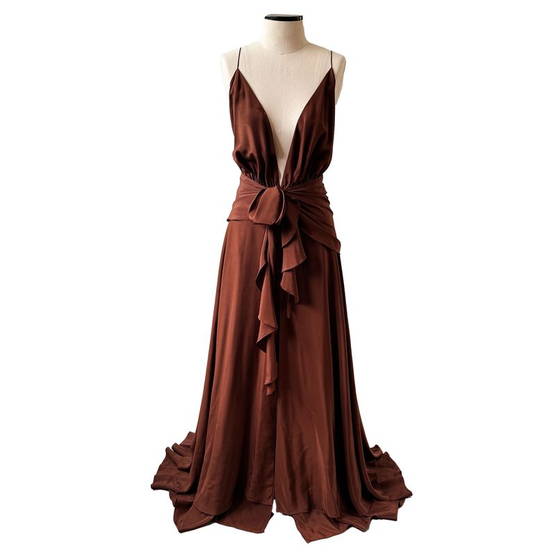 Vestido-Priscilla-Franca-Julia-Marrom