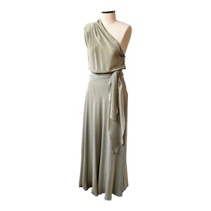 Vestido Priscilla França Olivia Verde Celadon
