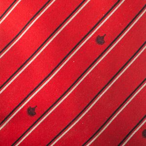 Gravata Gucci Vintage Listrada Vermelho