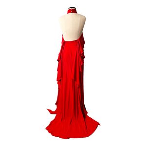 Vestido Priscilla França Mariana Vermelho