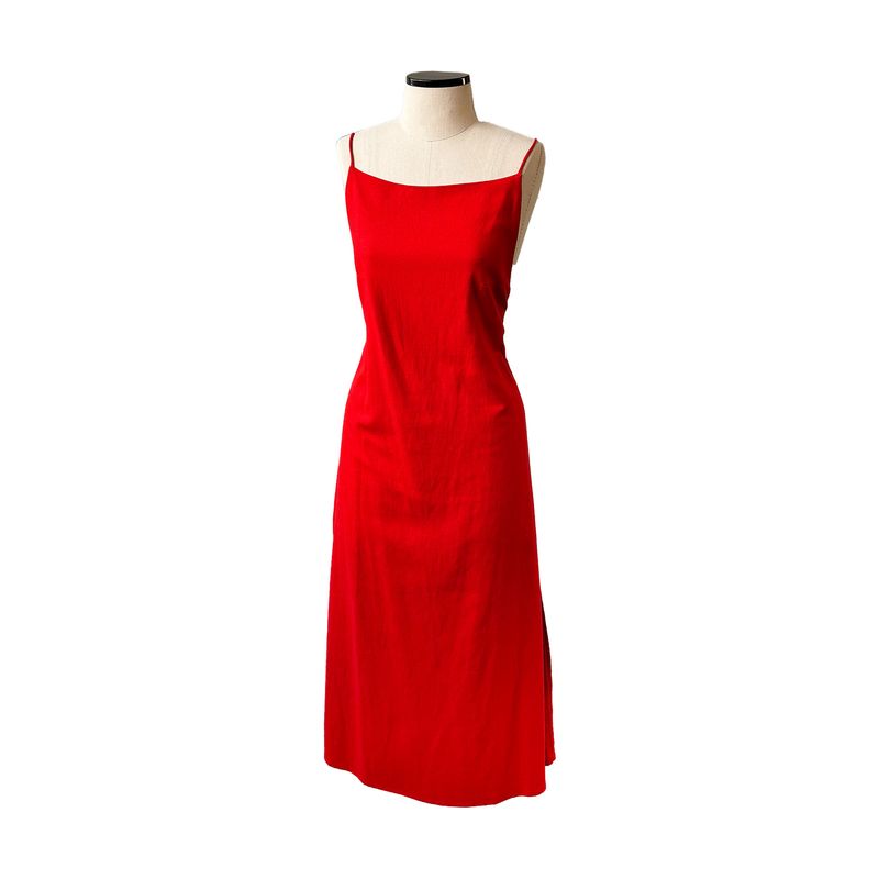 Vestido-Priscilla-Franca-Vermelho-com-Cinto
