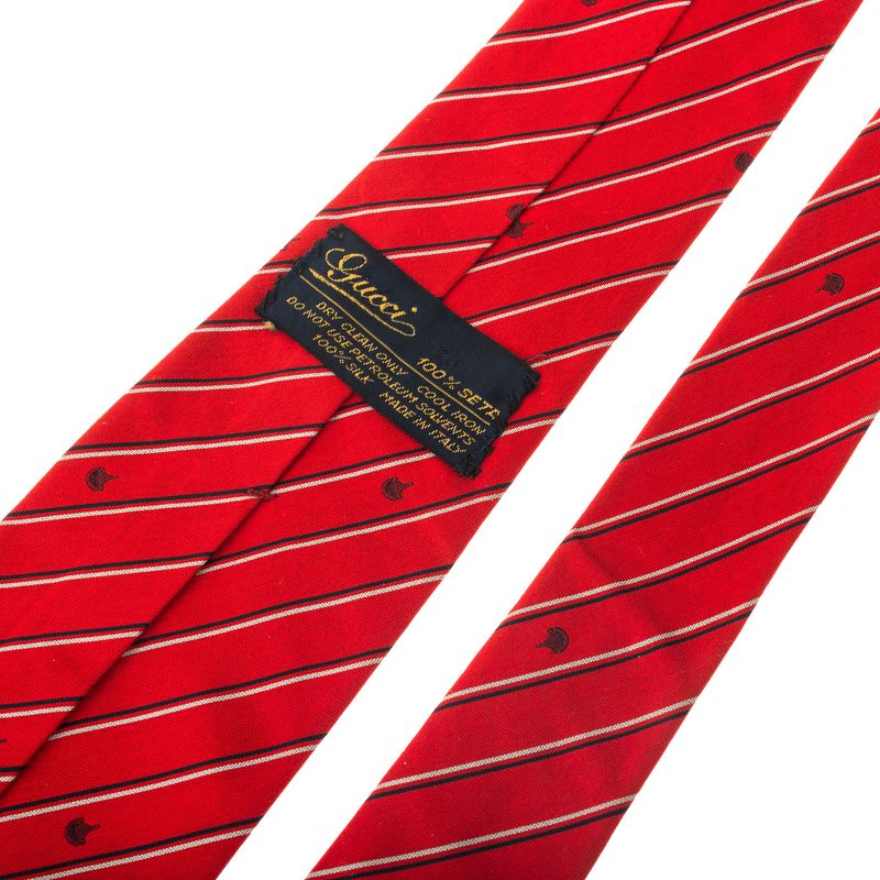 Gravata-Gucci-Vintage-Listrada-Vermelho