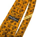 Gravata-Salvatore-Ferragamo-Estampada-Amarela
