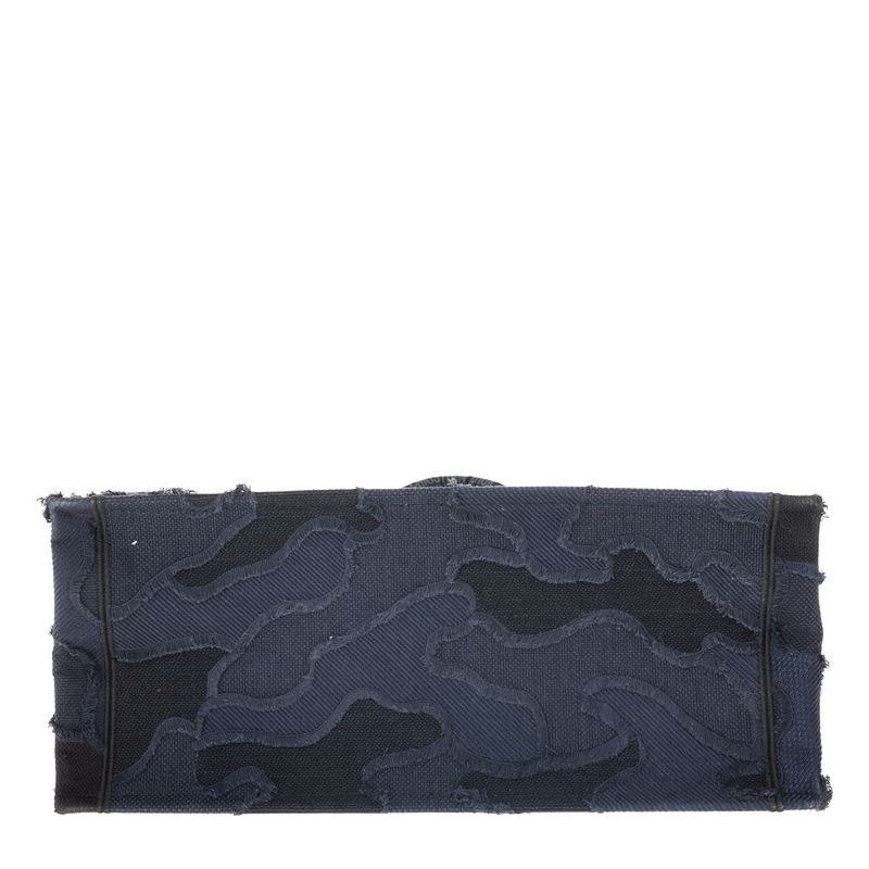 Bolsa-Christian-Dior-Book-Tote-Camuflagem-Marinho