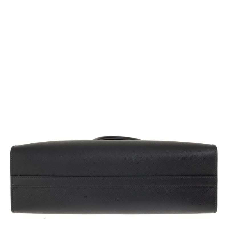 Bolsa-Prada-Logo-Saffiano-Preta