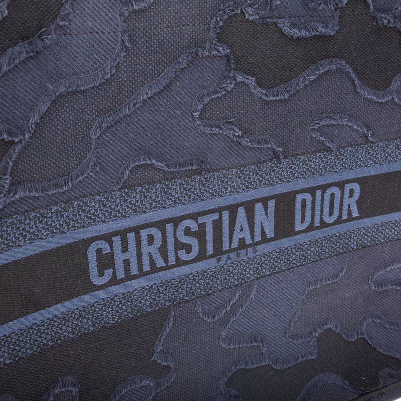 Bolsa-Christian-Dior-Book-Tote-Camuflagem-Marinho