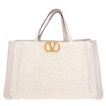 Bolsa-Valentino-Garavani-VLogo-Signature-Rafia-Branca