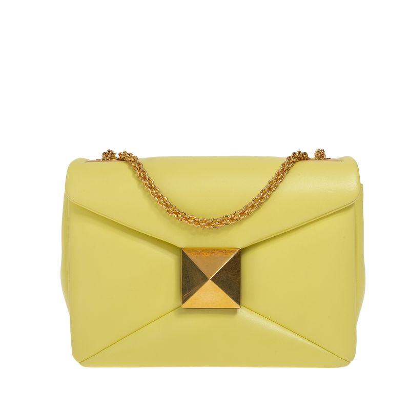 Bolsa-Valentino-Garavani-One-Stud-Amarelo