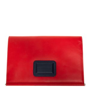 Bolsa Marc Jacobs Clutch Vermelha e Marinho