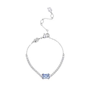 Pulseira Swarovski Matrix com Cristal Azul