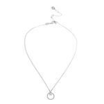 Colar-Swarovski-Constella-Circulo-Lapidacao-Redonda-Prateado