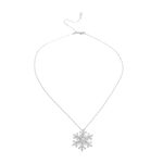 Colar-Swarovski-Idyllia-Floco-de-Neve-Prateado