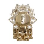 Miniatura-Swarovski-Leao-Prateado