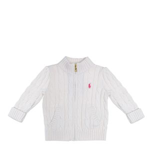 Suéter Ralph Lauren Infantil Tricô Branco