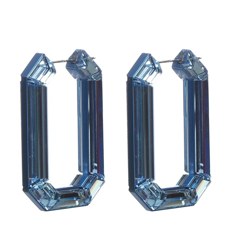 Brinco-Swarovski-Argola-Lucent-Azul-Geometrico