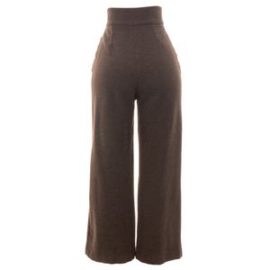 Calça Maria de La Orden Lã Marrom