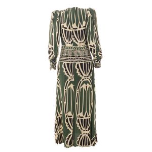 Vestido PatBo Longo Estampado Verde