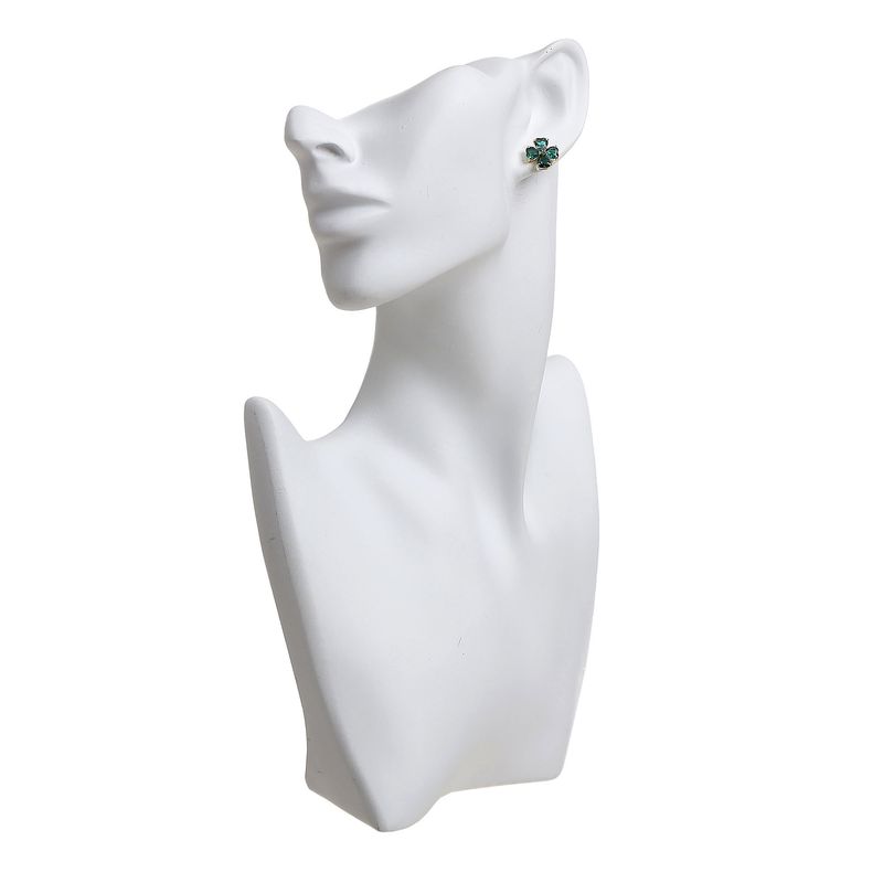 Brincos-Swarovski-Idyllia-Flor-Verde