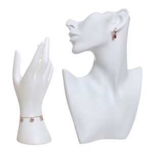 Conjunto Swarovski Stilla Brincos e Colar com Cristais Rosa