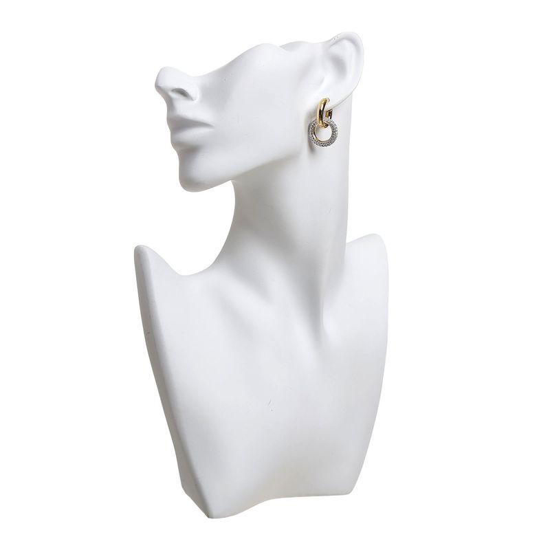 Brincos-Swarovski-Dextera-Argola-Entrelacada