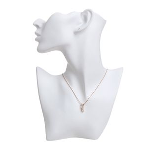 Colar Swarovski Hyperbola Entrelaçado Rosé