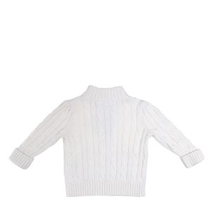 Suéter Ralph Lauren Infantil Tricô Branco