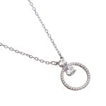 Colar-Swarovski-Constella-Circulo-Lapidacao-Redonda-Prateado