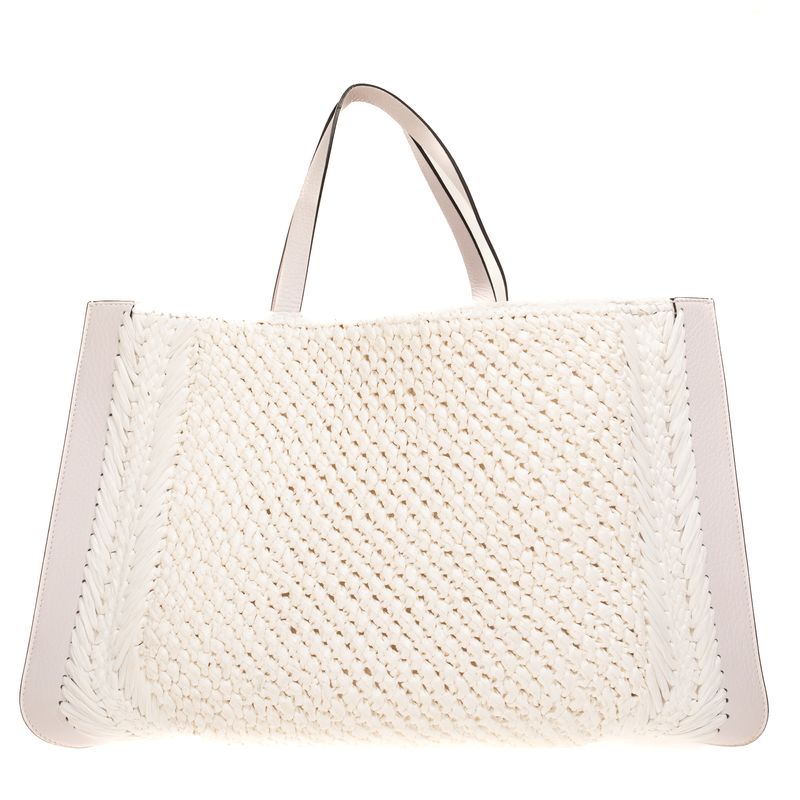 Bolsa-Valentino-Garavani-VLogo-Signature-Rafia-Branca