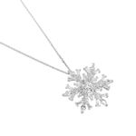 Colar-Swarovski-Idyllia-Floco-de-Neve-Prateado