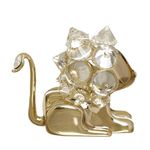 Miniatura-Swarovski-Leao-Prateado