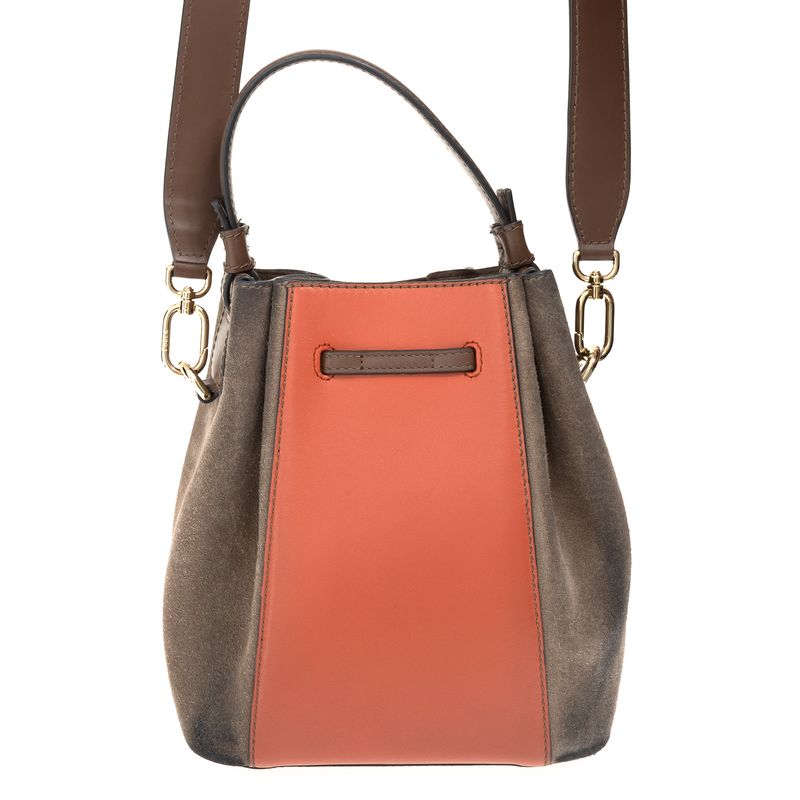 Bolsa-Furla-Bucket-Camurca-e-Couro-Marrom