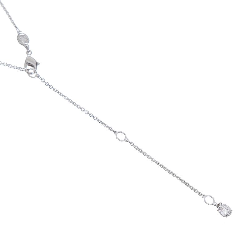 Colar-Swarovski-Idyllia-Floco-de-Neve-Prateado