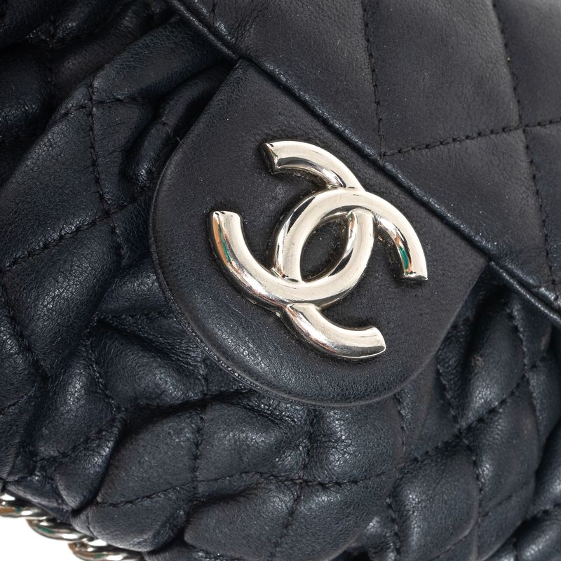 Bolsa-Chanel-Mini-Chain-Around-Preta