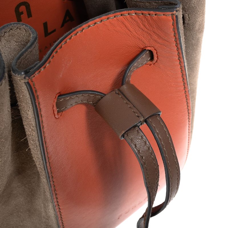 Bolsa-Furla-Bucket-Camurca-e-Couro-Marrom