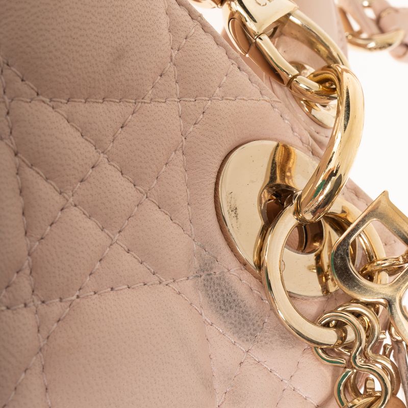 Bolsa-Christian-Dior-Mini-Lady-Dior-Rosa