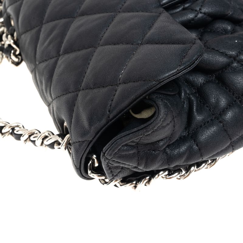 Bolsa-Chanel-Mini-Chain-Around-Preta
