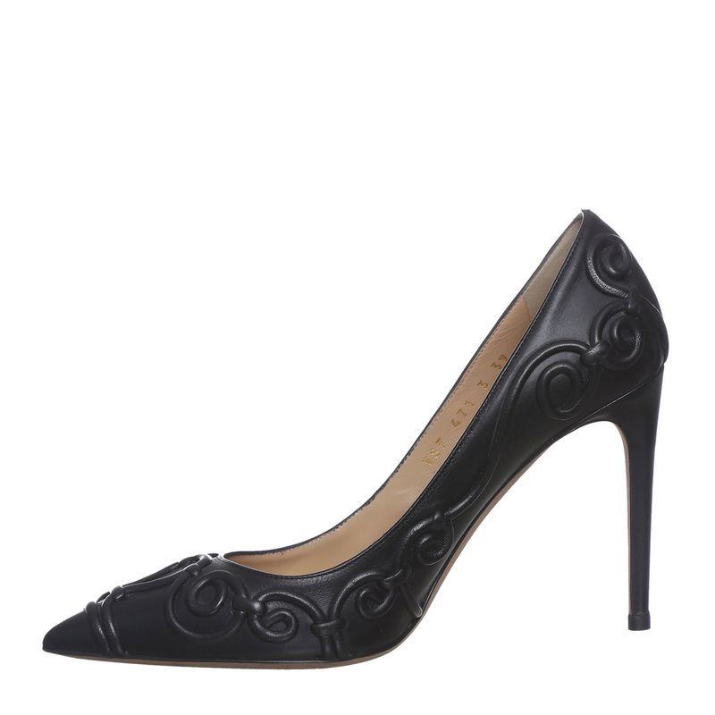 Scarpin-Valentino-Garavani-Swirl-Ivory