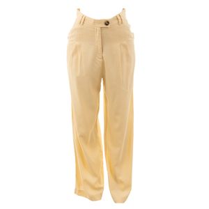 Calça Clemence Alfaiataria Linho Creme