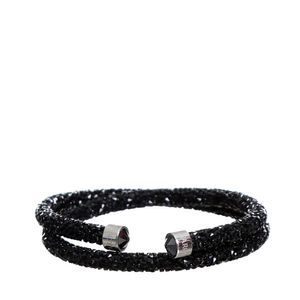 Pulseira Swarovski Stardust Cristais Preto