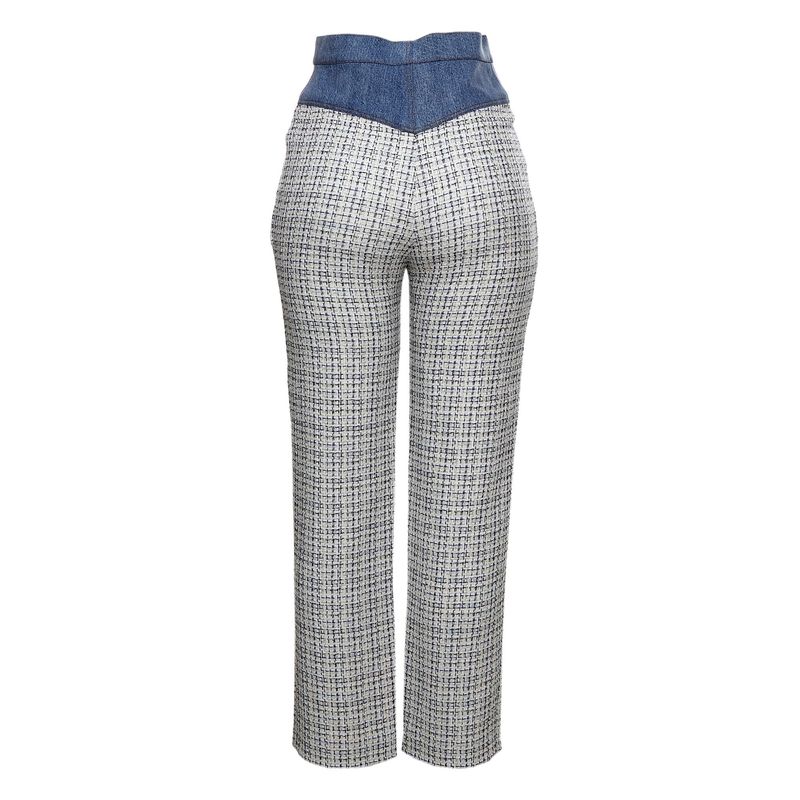Calca-Chanel-Tweed-e-Denim-