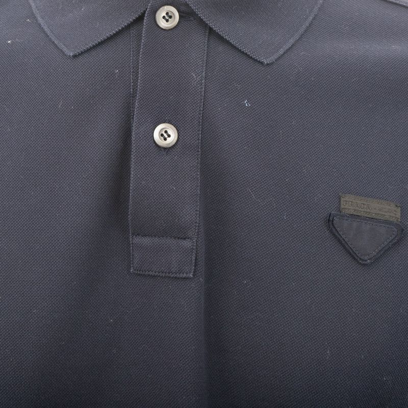 Blusa-Polo-Prada-Piquet-Marinho