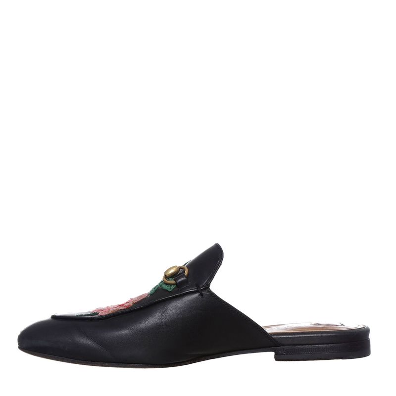 Mule-Gucci-Princetown-Bordado-Floral