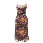 Vestido-Dolce---Gabbana-Seda-Floral-Bordo