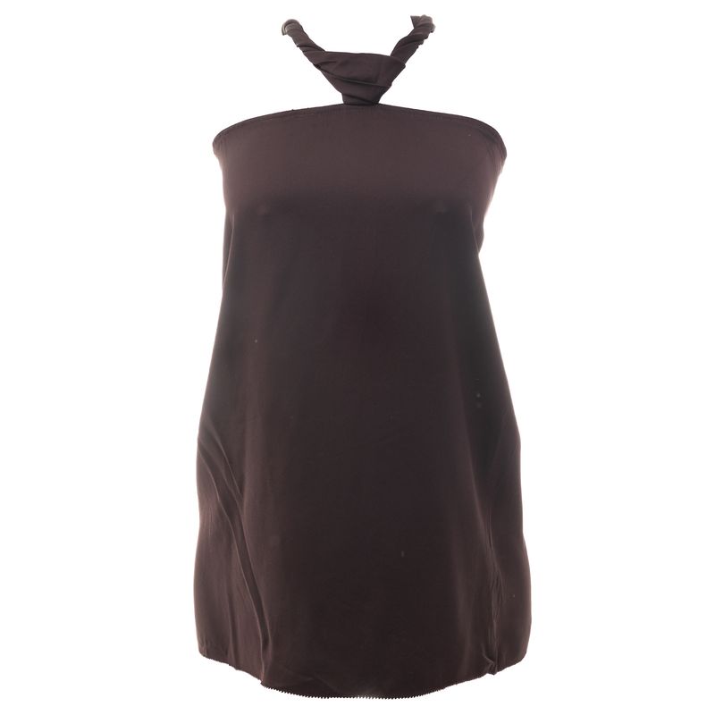 Blusa-Gucci-Seda-Marrom