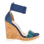 Sandalia-Jimmy-Choo-Anabela-Tecido-e-Couro-Azul