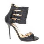 Sandalia-Jimmy-Choo-Fivelas-Couro-Preta