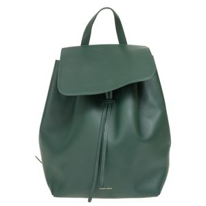 Mochila Mansur Gavriel Classic Couro Verde