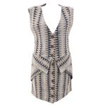 Vestido-Mixed-com-Botoes-Cinza-e-Azul